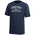 Xavier Musketeers Youth Champion Arched Mascot Logo Navy T-Shirt