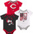 Cincinnati Reds Go Team 3-Pack Creeper Set