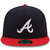 Atlanta Braves New Era Navy/Red Home Authentic Collection On-Field 59FIFTY Fitted Hat