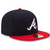 Atlanta Braves New Era Navy/Red Home Authentic Collection On-Field 59FIFTY Fitted Hat