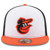 Baltimore Orioles New Era White/Orange Home Authentic Collection On-Field 59FIFTY Fitted Hat