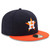 Houston Astros New Era Navy/Orange Road Authentic Collection On Field 59FIFTY Performance Fitted Hat