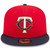 Minnesota Twins New Era Red/Navy Alternate 2 Authentic Collection On-Field 59FIFTY Fitted Hat