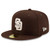 San Diego Padres New Era Brown Alt Authentic Collection On Field 59FIFTY Performance Fitted