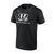 Cincinnati Bengals Fanatics Branded Super Bowl LVI Bound Shimmer T-Shirt - Black