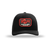 Koch Sporting Goods Black Adjustable Trucker Hat with Black/Red Vintage Logo