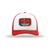Koch Sporting Goods Black Adjustable Trucker Hat with Black/Red Vintage Logo