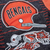 Mitchell and Ness Cincinnati Bengals Mens White Team Burst Warm Up Heavyweight Jacket