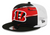 Men's New Era Black Cincinnati Bengals Tear Trucker 9FIFTY Snapback Hat