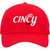 Cincinnati Bearcats Jordan Brand Cincy Script Red Adjustable Campus Hat
