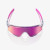 100% Slendale Sunglasses - Polished Translucent Grey/Purple Multilayer Mirror Lens