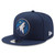 Men's Minnesota Timberwolves New Era Navy Official Team Color 9FIFTY Snapback Hat