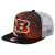 Men's Cincinnati Bengals New Era Black Court Sport 9FIFTY Snapback Hat
