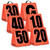 Solid Weighted Football Sideline Yard Markers