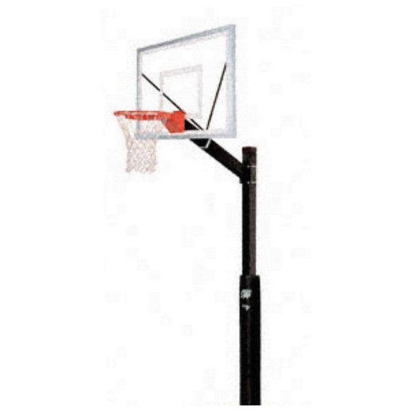 Bison 4" Power Play Fixed Height Basketball System