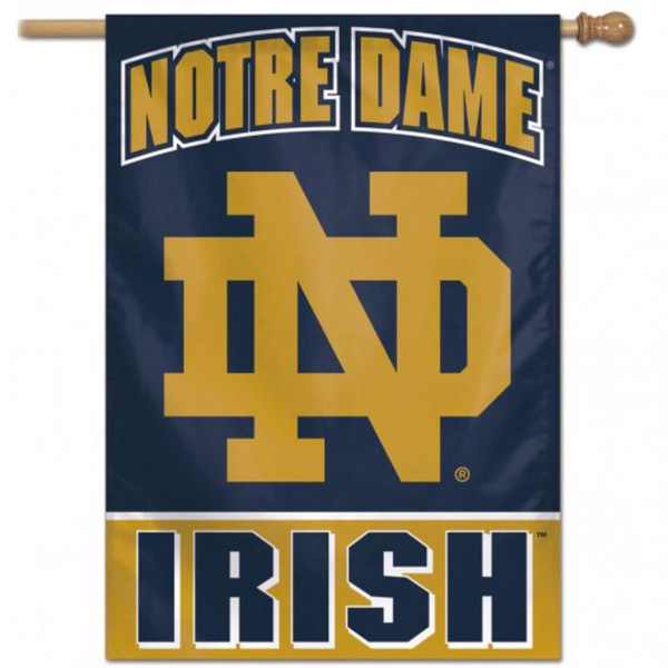 Notre Dame Fighting Irish Vertical Flag 28" x 40"