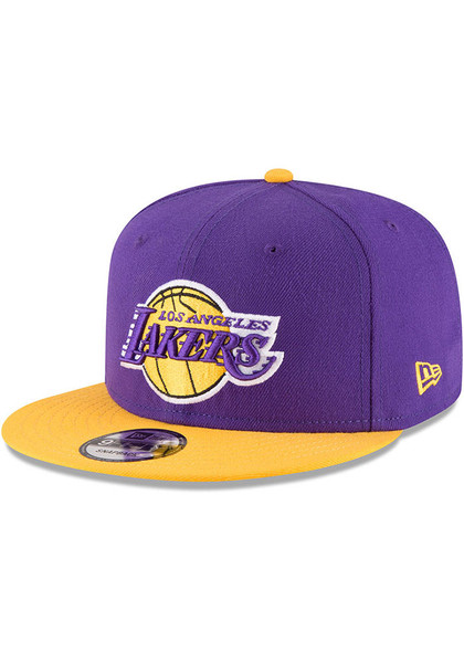 New Era Los Angeles Lakers 2-Tone Stock Original 9FIFTY Snapback Hat