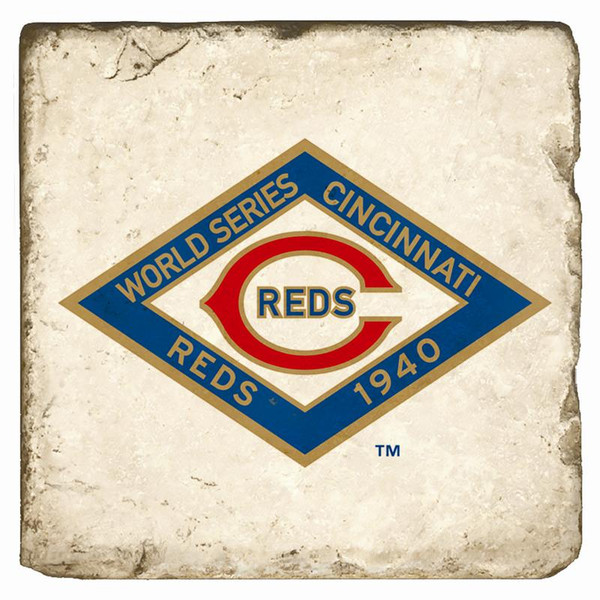 Cincinnati Reds 1940 World Series Marble Coaster
