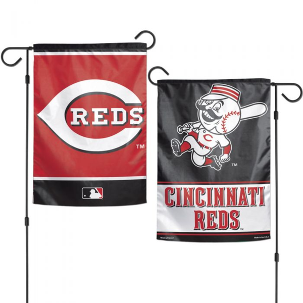 Cincinnati Reds 12.5"x 18" 2-Sided Garden Flag