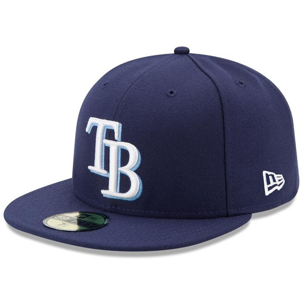 Tampa Bay Rays New Era Navy Game Authentic Collection On-Field 59FIFTY Fitted Hat