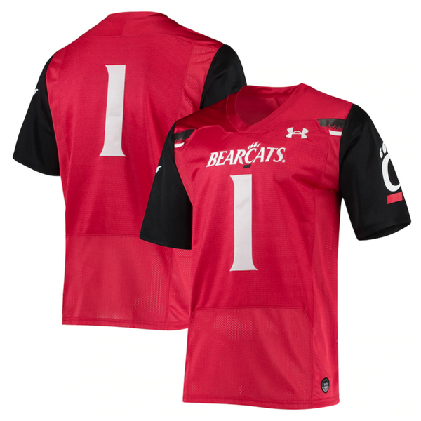 Cincinnati Bearcats Under Armour Red Premier Football Jersey