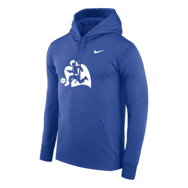 Xavier Musketeers Nike Royal Throwback Logo Club Fleece Pullover Hoodie