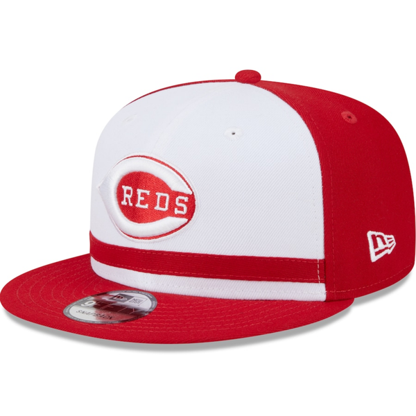 Cincinnati Reds New Era White 2024 Batting Practice 9FIFTY Snapback Hat