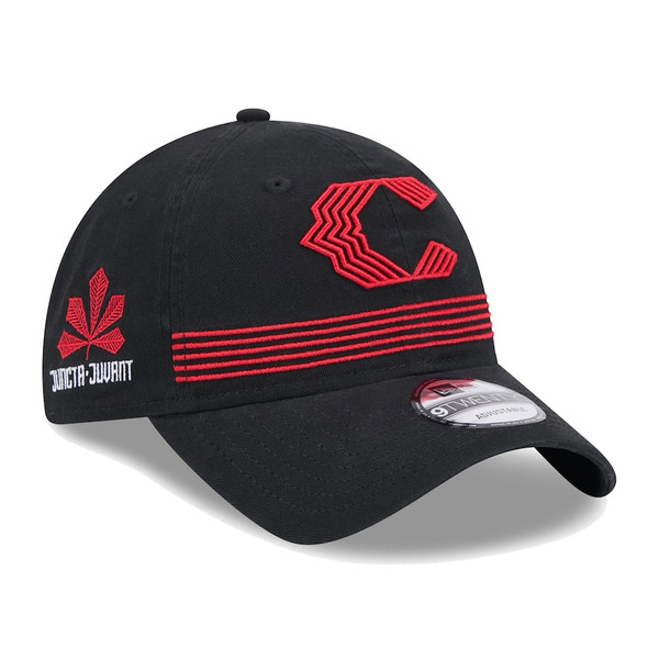 Cincinnati Reds New Era City Connect Alternate 9TWENTY Adjustable Hat - Black