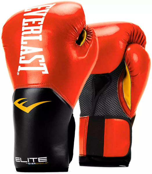 Everlast Elite 12 Ounce Prostyle Training Gloves - Red
