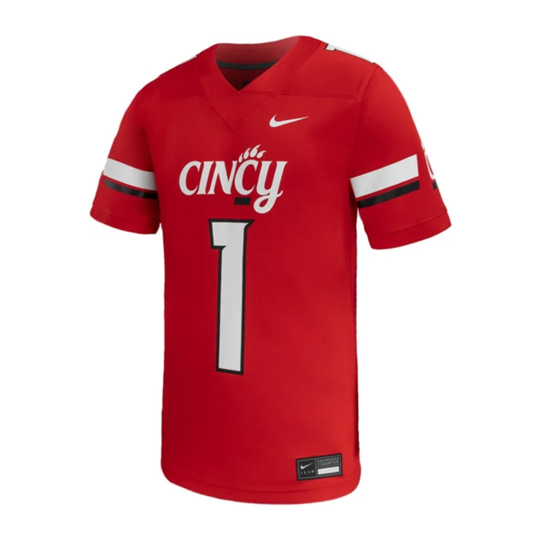 Cincinnati Bearcats Nike Red Cincy Replica Football Jersey