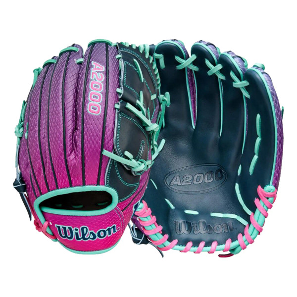 WILSON EXCLUSIVE A2000 - GRAPE FLAMINGO - B2 SS - 12" BASEBALL GLOVE
