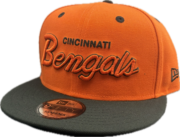 Cincinnati Bengals New Era 9Fifty Griswold Orange Snapback Hat