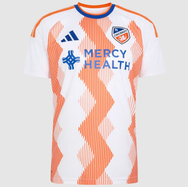 Men's FC Cincinnati White 2026-27 The Seven Hills Kit Replica Jersey