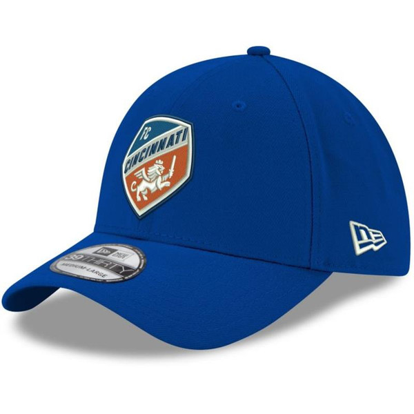 FC Cincinnati New Era 39THIRTY Blue Stretch Fit Hat