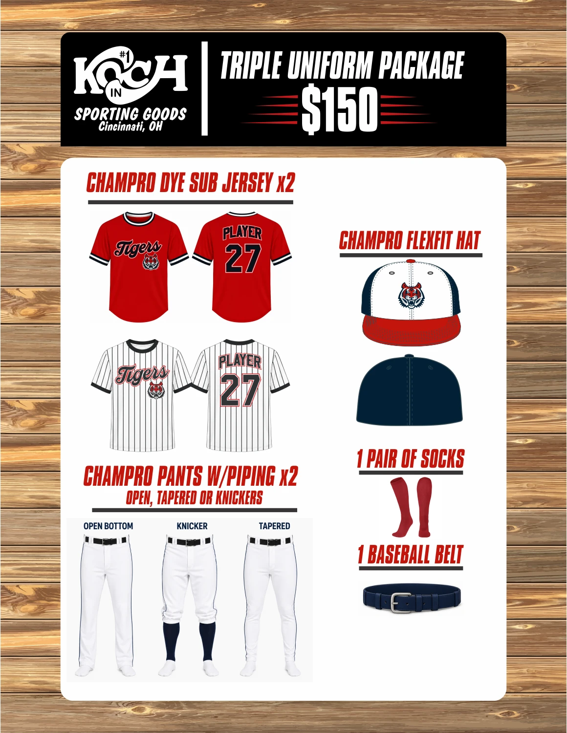 TRIPLE UNIFORM PACKAGE