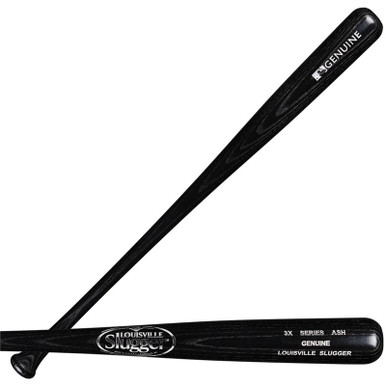 Louisville Slugger Series 3X Genuine Ash Black Wood Baseball Bat