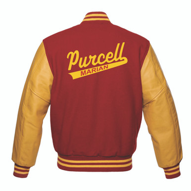 ひさまる*p(R)ojectR® Logo Varsity Jacket purcell_back__30591.1696342445