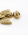 Real 10K Yellow Gold 1" Small Praying Angel Charm Pendant Unisex