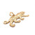 buy Mens Solid Yellow Gold Tiger Pendant Charm Large