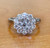 14k White Gold 1.2 Ct, G,SI1 Natural Round Diamond Engagement Ring Size 6.75