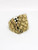 Solid 10k Yellow Gold Men Large Nugget Ring 9.1 Grams Size 11