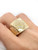 buy Solid Yellow Gold Men Large Nugget Ring online