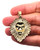 Mens 14K Solid Yellow Gold Lion Head Face Pendant Charm 10 Grams 1.46 in