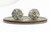 14k Solid White Gold 0.45 TCW Diamond Flower Cluster Stud Earrings 6 MM Unisex