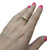 14K Yellow Gold 0.60 Ct Natural Pear Diamond Engagement Ring Ring