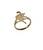 TCB Elvis Presley 14k Yellow Gold 0.36 TCW Natural Diamond Women's Ring