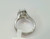 2.27 Ct Round Diamond & Canary Moissanite 14k White Gold Halo Engagement Ring