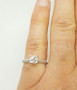 Diamond Engagement Ring 14k White Gold Semi Mount G/VS2 Round Diamond 1/2-3/4 Ct