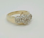 1 Ct Excellent Cut Round Champagne Color Diamond 10k Yellow Gold Wedding Ring