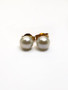 14K Solid Yellow Gold 5.5 MM Pearl Studs Earrings